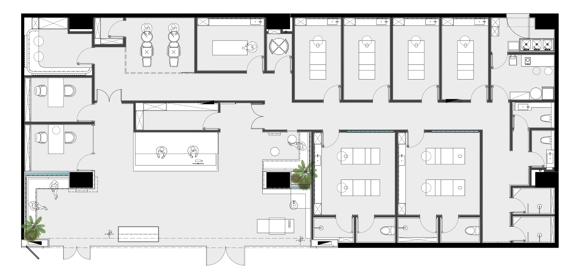 SKINLALA Beauty Spa Flagship Store by ISENSE Design in Beijing, China SKINLALA Beauty Spa Flagship Store by ISENSE Design in Beijing, China