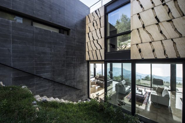 Tahan Villa by Blankpage Architects in Kfour, Lebanon