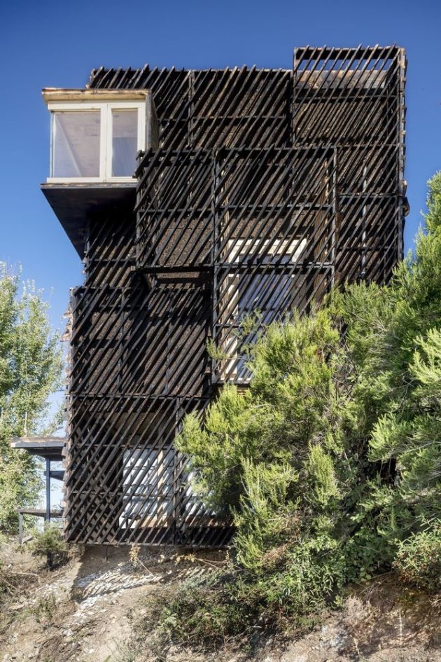 The Voxel Quarantine Cabin by Valldaura Labs in Barcelona, Spain