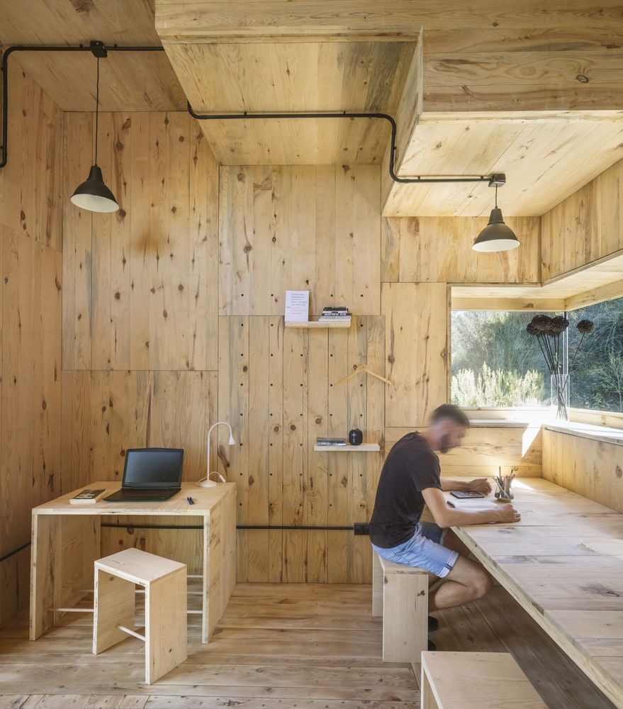 The Voxel Quarantine Cabin by Valldaura Labs in Barcelona, Spain The Voxel Quarantine Cabin by Valldaura Labs in Barcelona, Spain