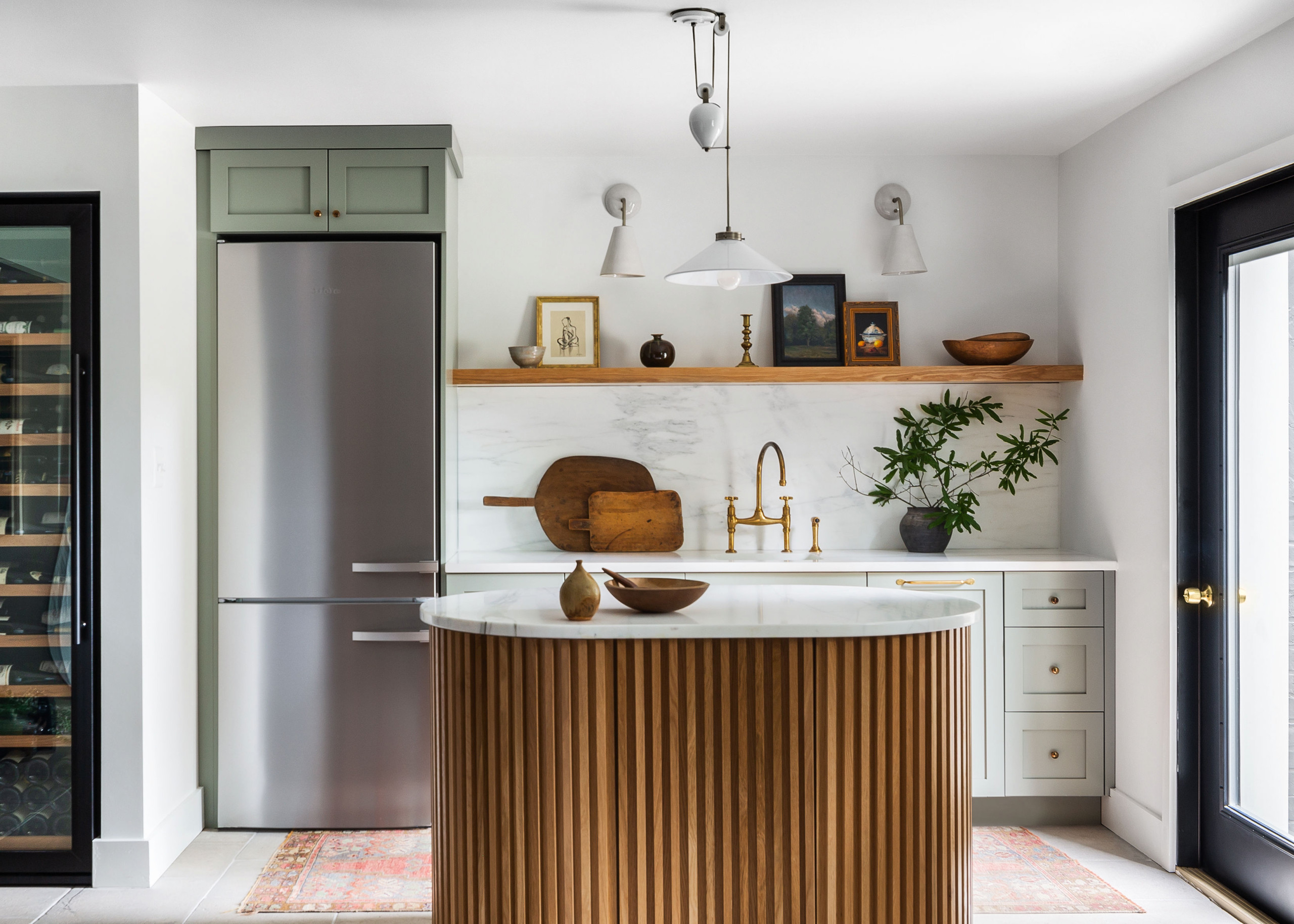 View of 15 Compact Scandinavian Home Bar Designs That Integrate With Style