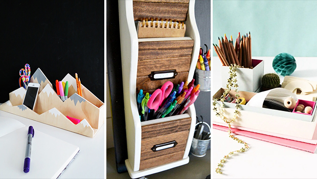 15 Easy DIY Office Storage & Organization Ideas You Should Try