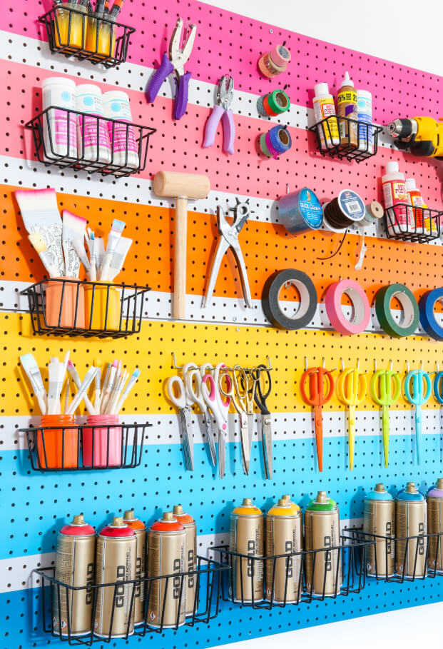 15 Practically Adorable DIY Craft Supplies Storage Ideas