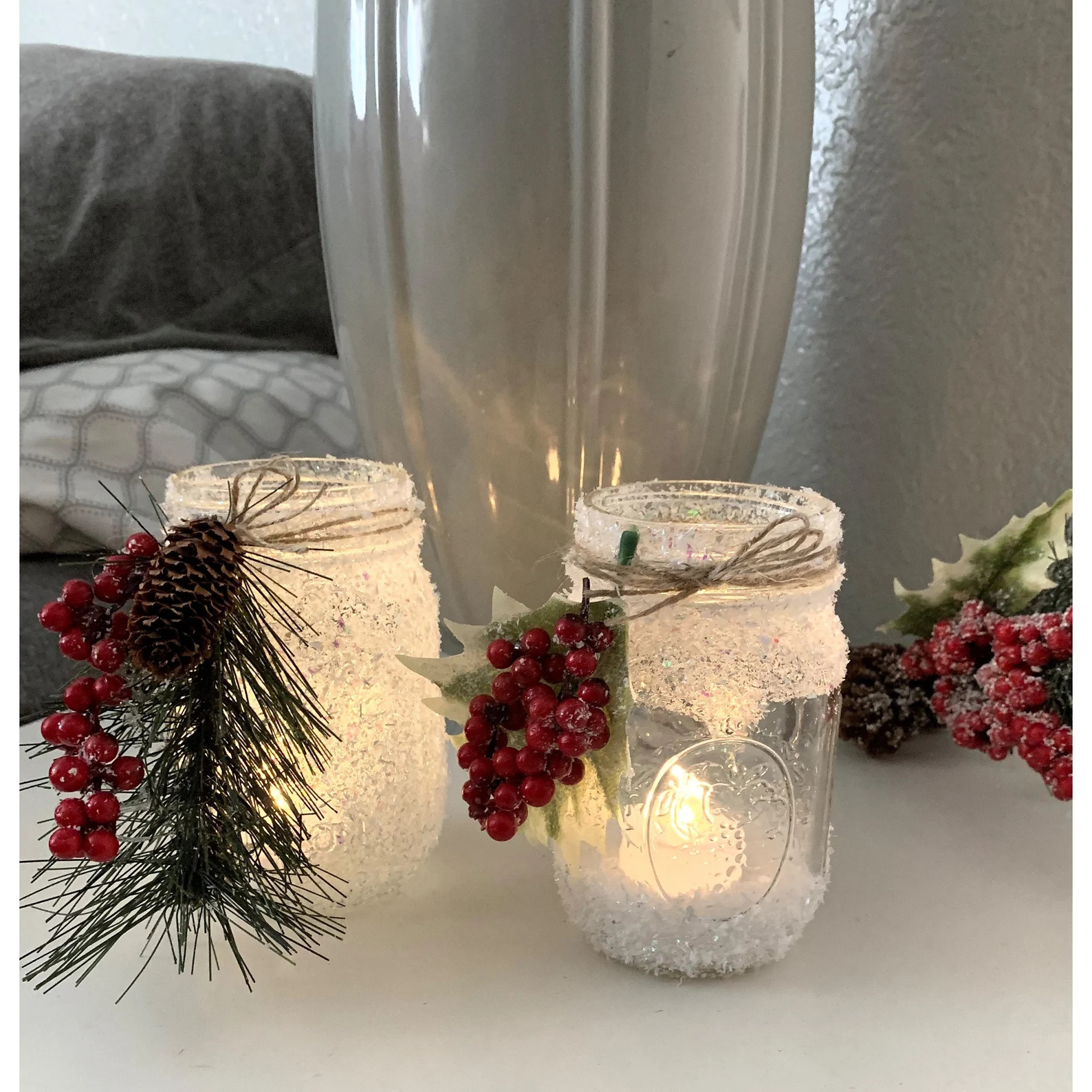 15 Stylish Winter Mason Jar Decoration Ideas To Keep After Christmas