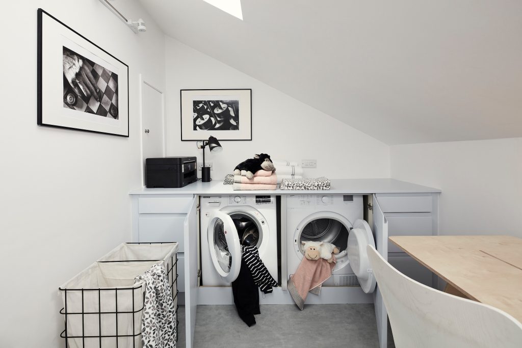 16 Practically Elegant Scandinavian Laundry Room Interior Designs - Scandinavian Laundry Room Decor Ideas For Penthouse Apartment