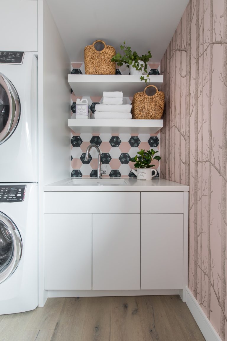 Image showcasing 16 Practically Elegant Scandinavian Laundry Room Interior Designs