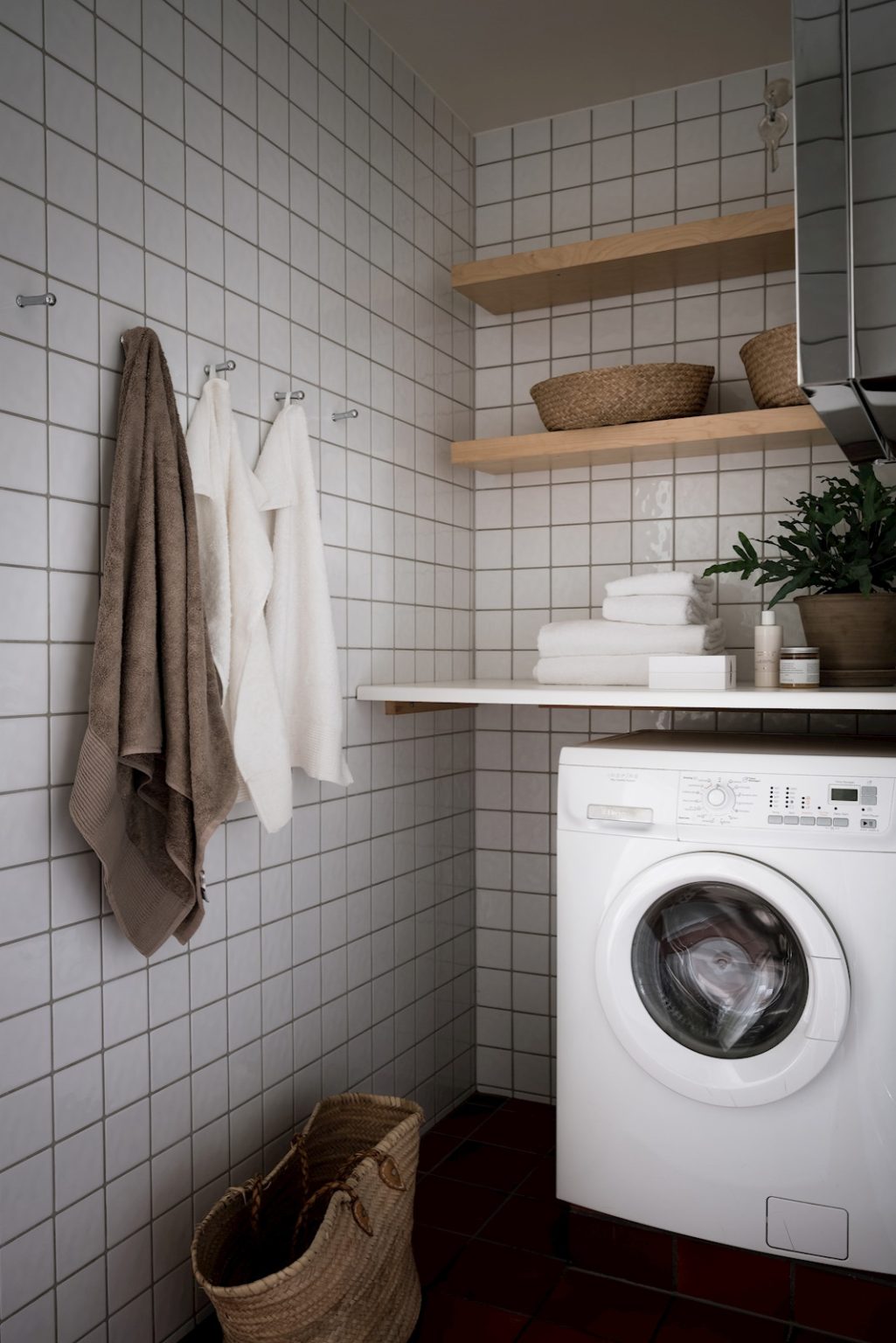 Image showcasing 16 Practically Elegant Scandinavian Laundry Room Interior Designs