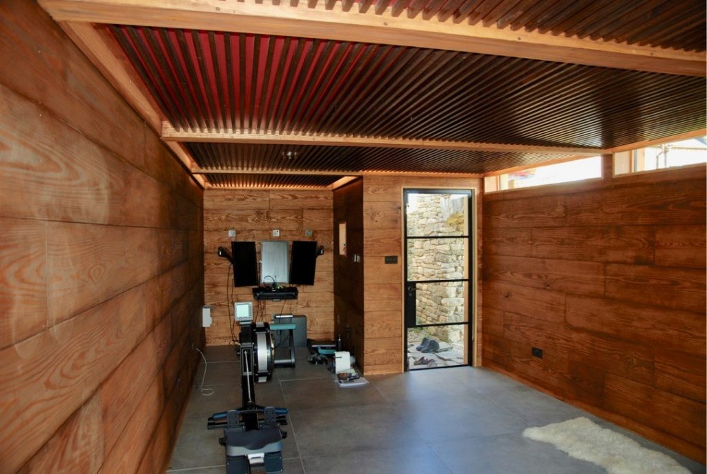 View of 18 Compact & Efficient Scandinavian Home Gym Interior Designs