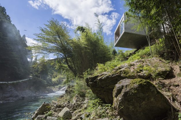 Cliff House by PLANET Creations in Tenkawa, Japan