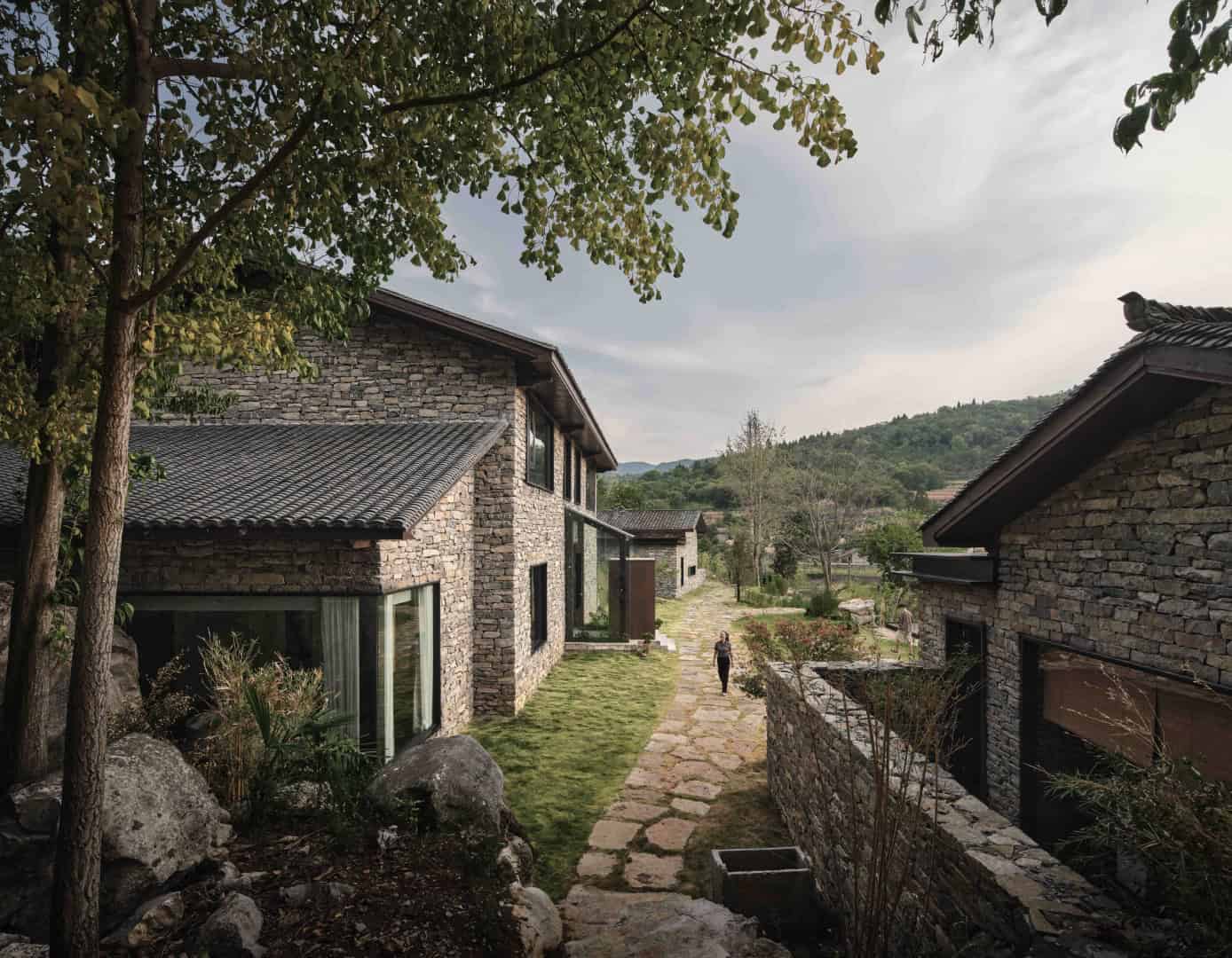 Nanchawan Stone Houses by CAALDI in Hubei Province, China