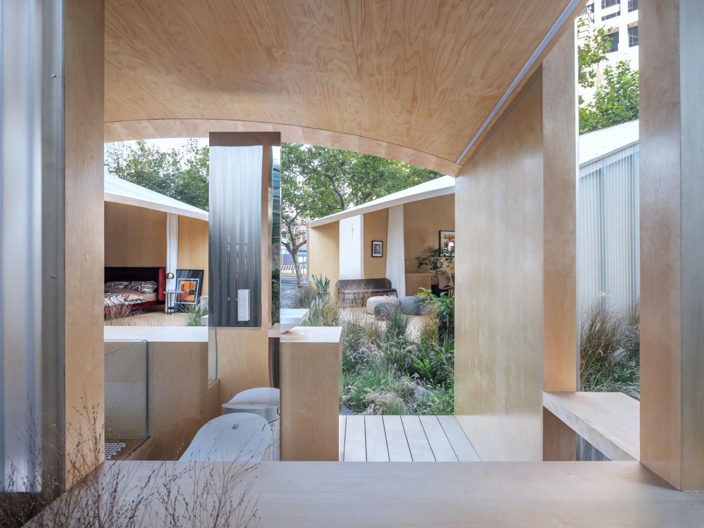 PARKLIFE by TEAM_BLDG: A Micro-Park Installation Reimagining “Home” in Downtown Shanghai PARKLIFE by TEAM_BLDG: A Micro-Park Installation Reimagining “Home” in Downtown Shanghai