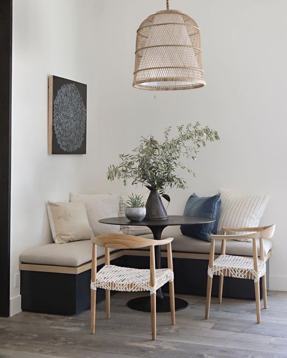 Add Functionality and Style with a Corner Dining Table