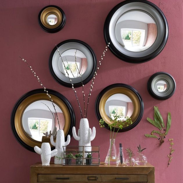 Begin the New Year With Decorating One of Your Walls With Witch Mirror