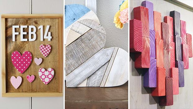 15 Fantastic DIY Wood Heart Decoration Ideas For Valentine’s