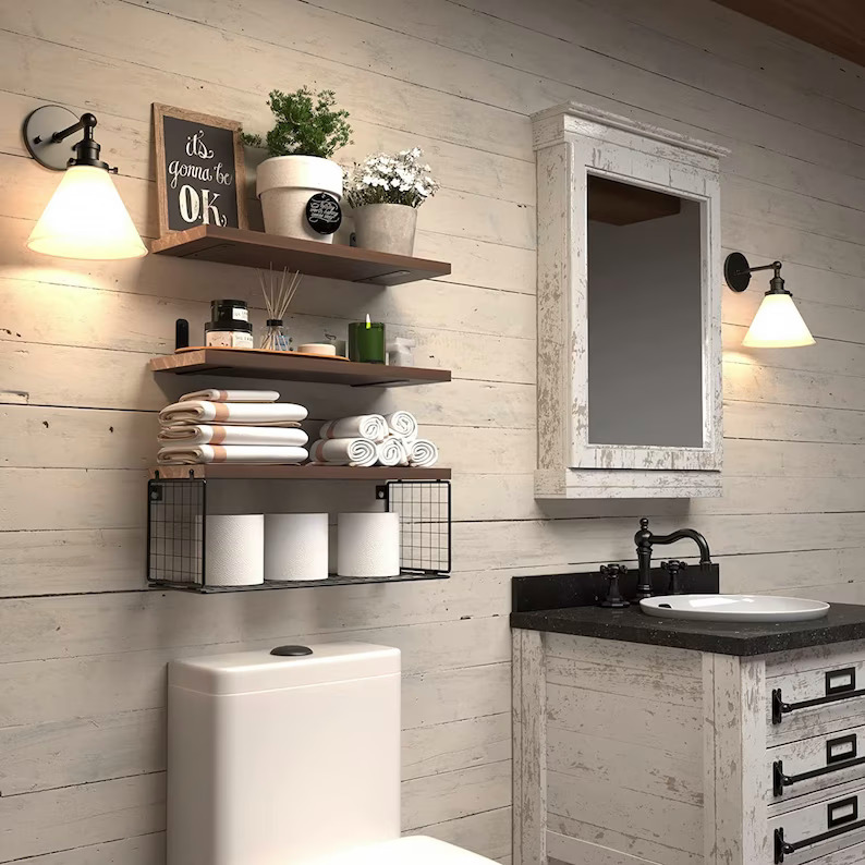 15 Rustic Farmhouse Bathroom Decor Ideas to Transform Your Space