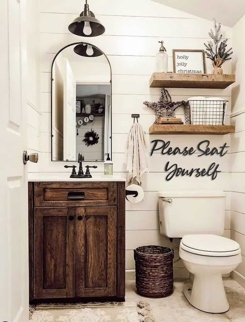 15 Rustic Farmhouse Bathroom Decor Ideas to Transform Your Space 15 Rustic Farmhouse Bathroom Decor Ideas to Transform Your Space