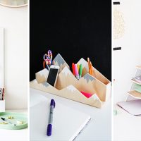 15 Simple & Practical DIY Desk Organizer Tutorials