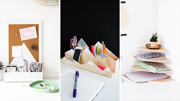 15 Simple & Practical DIY Desk Organizer Tutorials