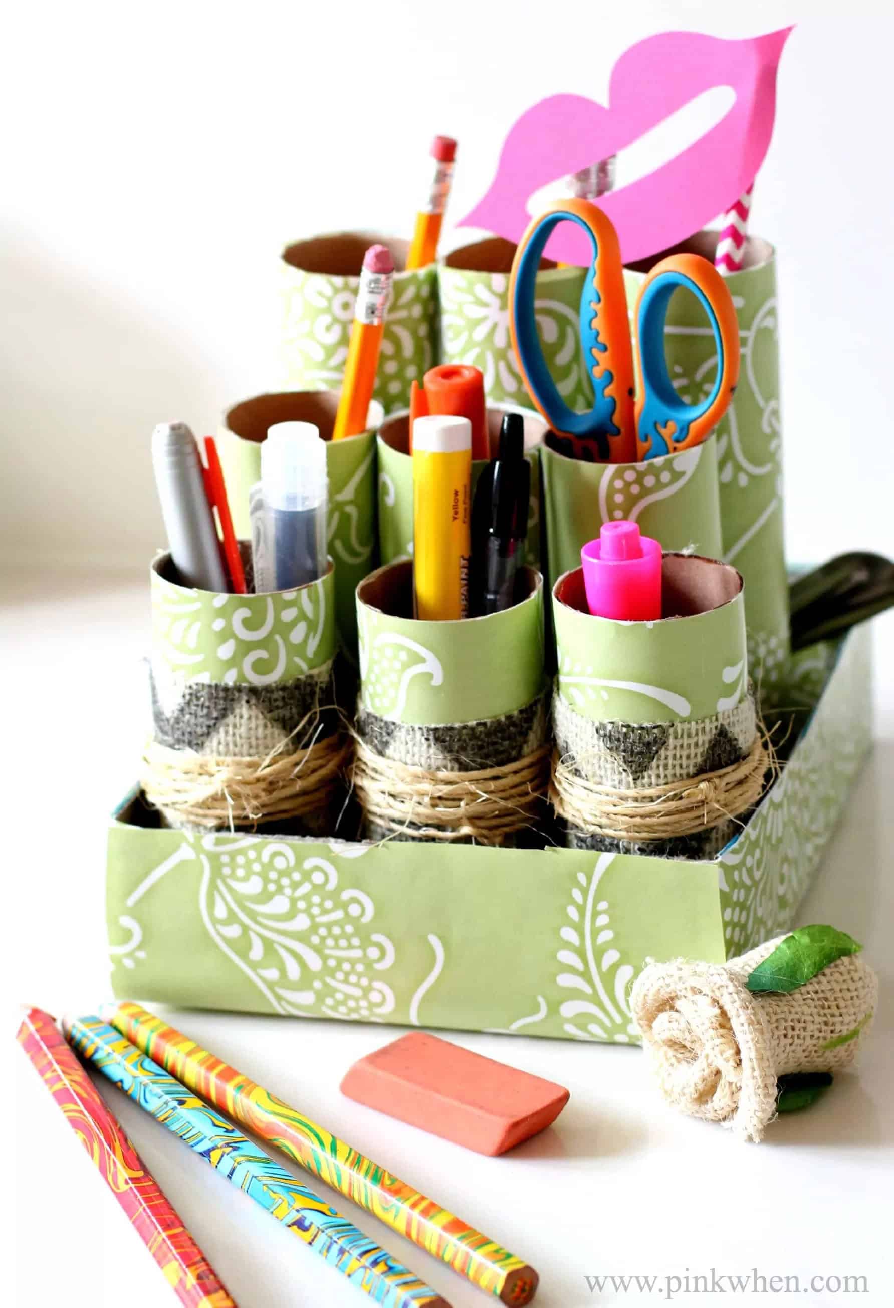 15 Simple & Practical DIY Desk Organizer Tutorials 15 Simple & Practical DIY Desk Organizer Tutorials
