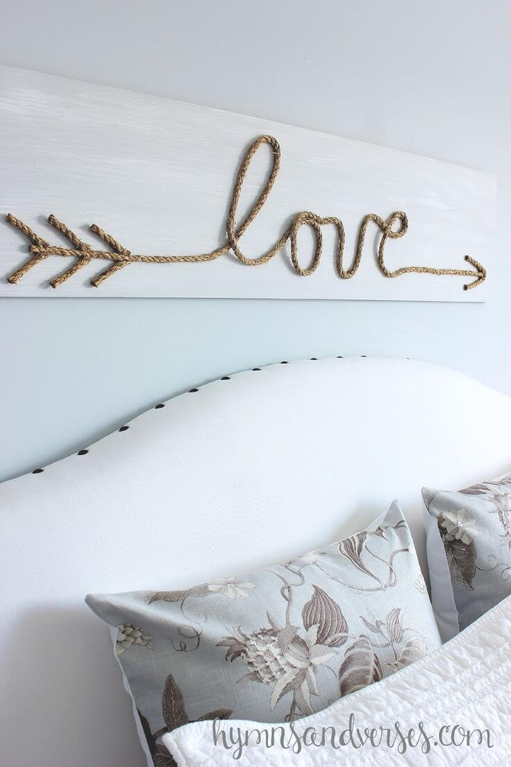 16 Adorable DIY Rustic Love Sign Projects For Valentine's Day