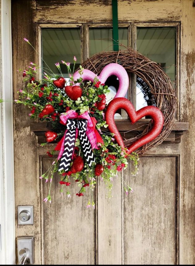 Valentines Wreath For Front Door