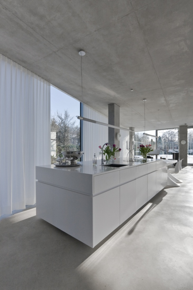 H House by Wiel Arets Architects in Maastrict, The Netherlands