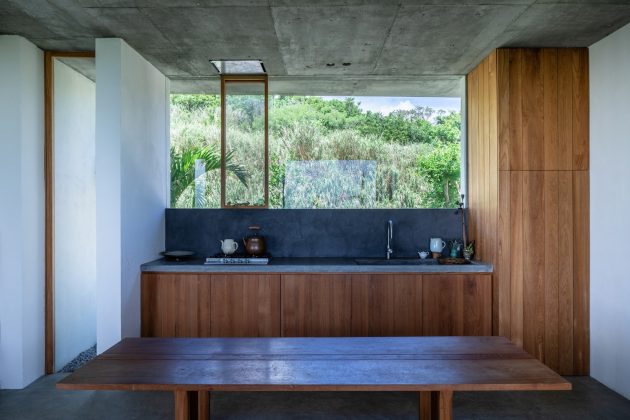 House in Tamagusuku by Studio Cochi Architects in Nanjo, Japan