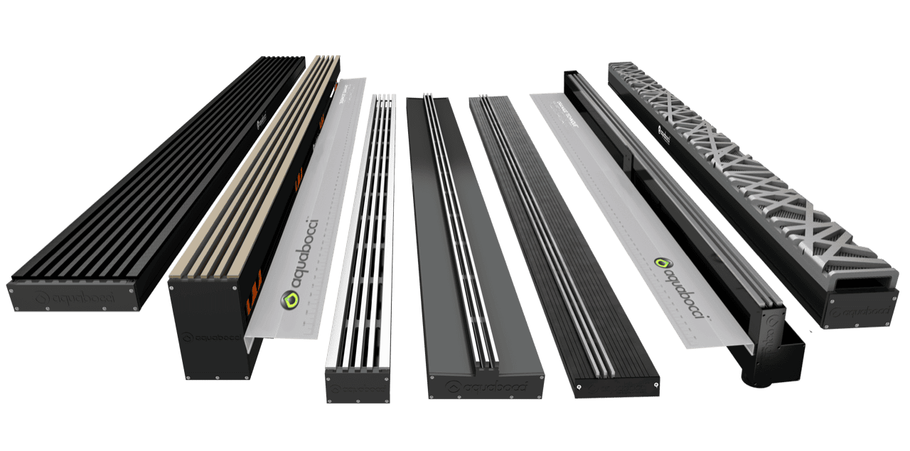 Step Into Summer With Aquabocci's Brilliant Strip Drains Aquabocci’s Brilliant range of strip drain products.