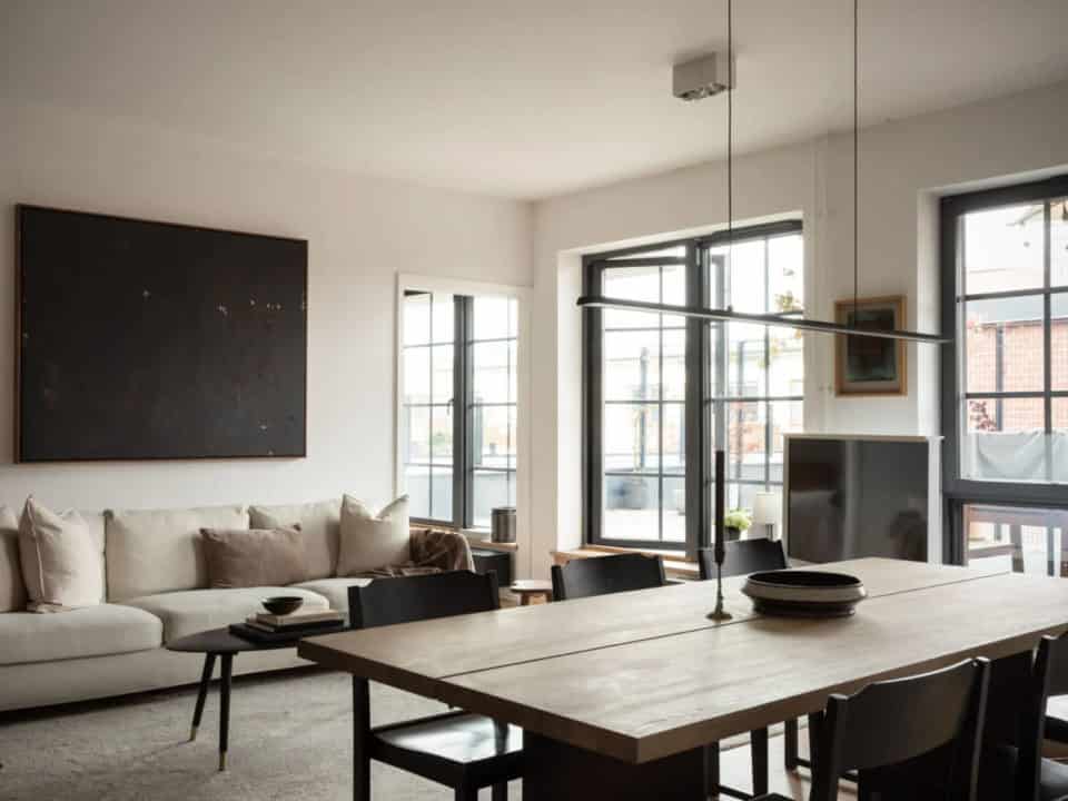 A loft with Scandinavian accents A loft with Scandinavian accents