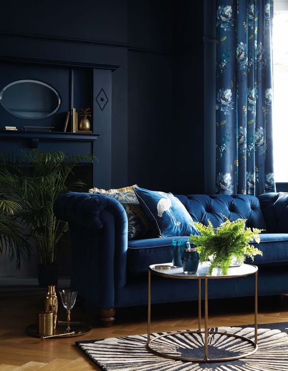 37 Blue Living Room Ideas to Create a Calming Oasis
