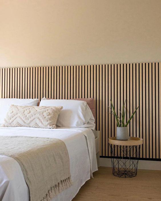 Ways to choose the ideal slatted headboard for the bedroom