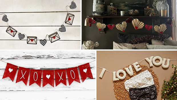 18 Stunning Valentine’s Day Banner and Garland Ideas