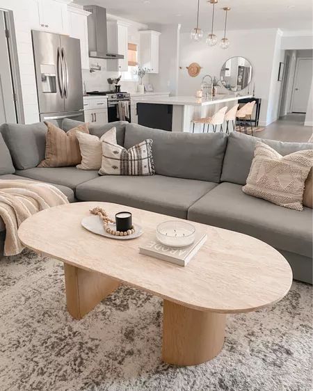 Elegant Models of Travertine Coffee Tables Made for the Living Room