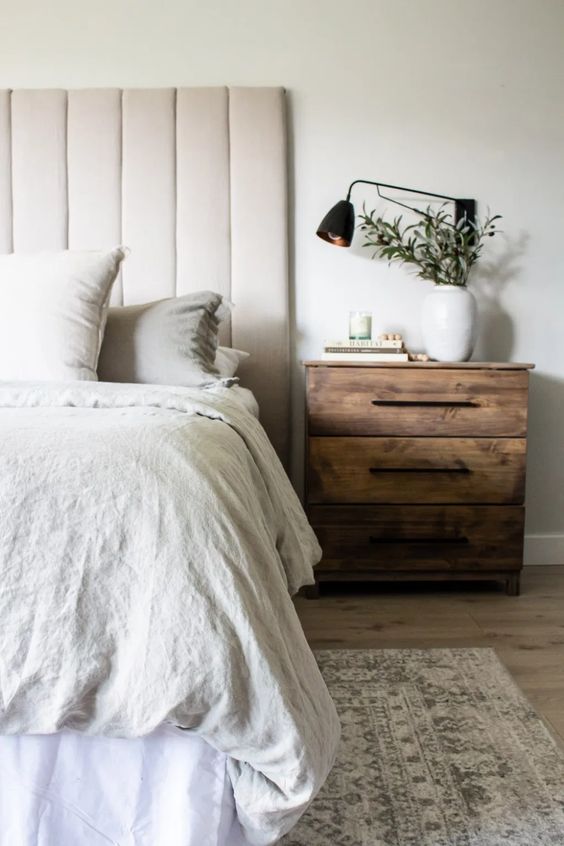 Inspiring models of upholstered headboards for your bedroom