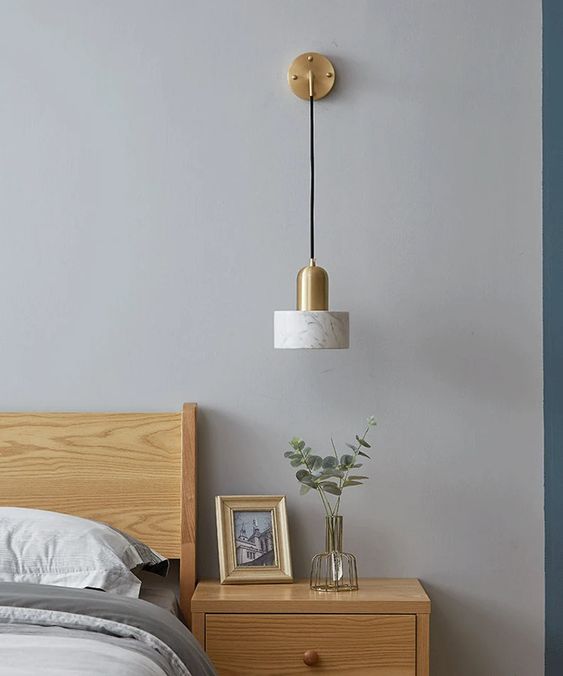 Wall sconces to illuminate the bedroom