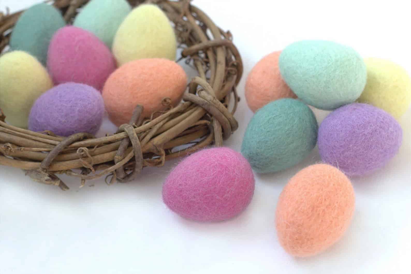 8. Felted Easter Eggs Last-minute decorations 8. Felted Easter Eggs Last-minute decorations