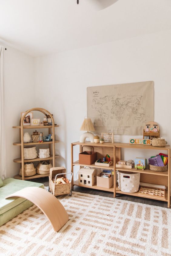 Double the Fun with Montessori Twin Room that Inspires Play and Learning