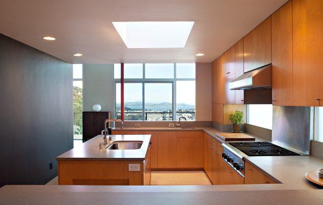 San Francisco Modern View House by Klopf Architecture in California, USA
