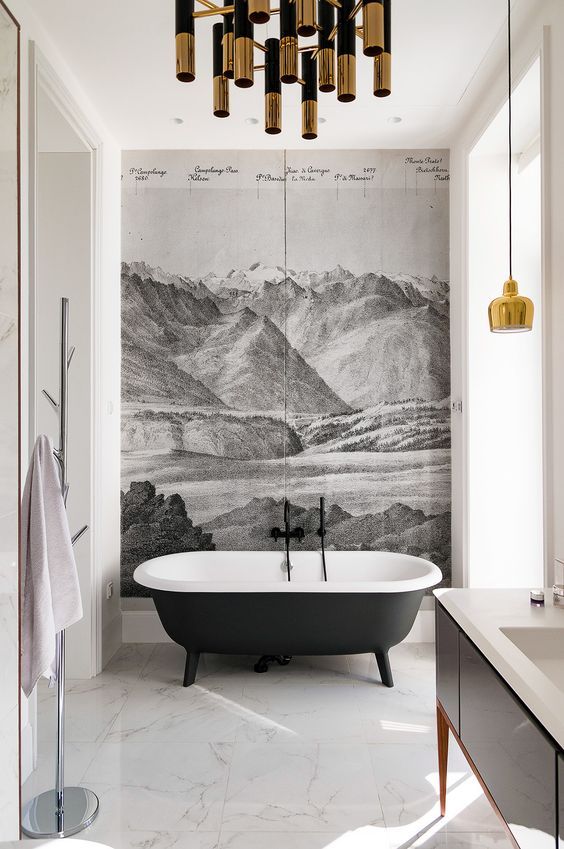 Bathroom decoration that showcases the unique and enchanting style