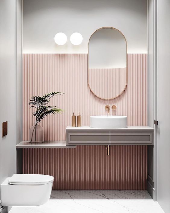 Pink bathroom: Ways to adopt it in style
