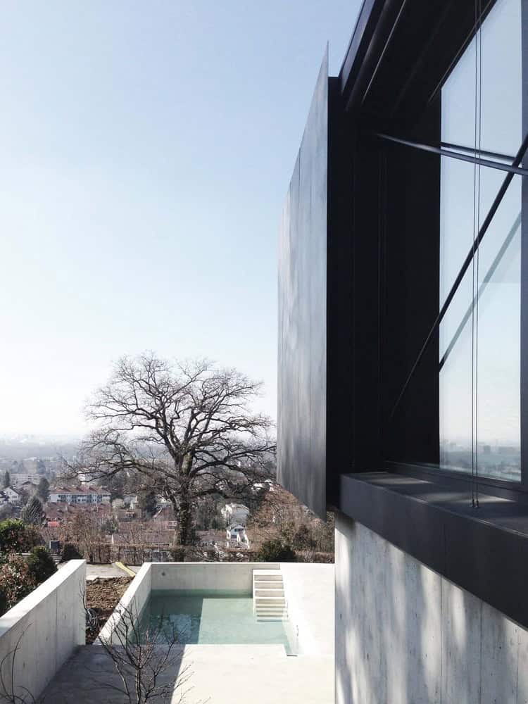 House in Riehen by Reuter Raeber Architects in Switzerland