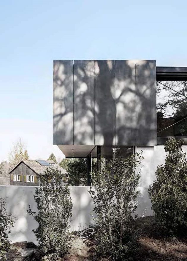 House in Riehen by Reuter Raeber Architects in Switzerland