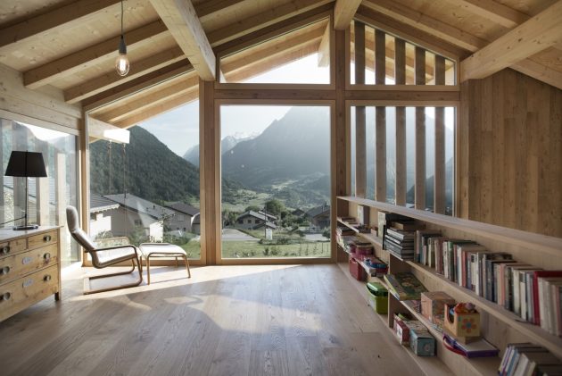 CRN House by Alp’Architecture Sàrl in Volleges, Switzerland