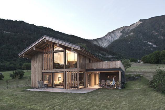 CRN House by Alp’Architecture Sàrl in Volleges, Switzerland