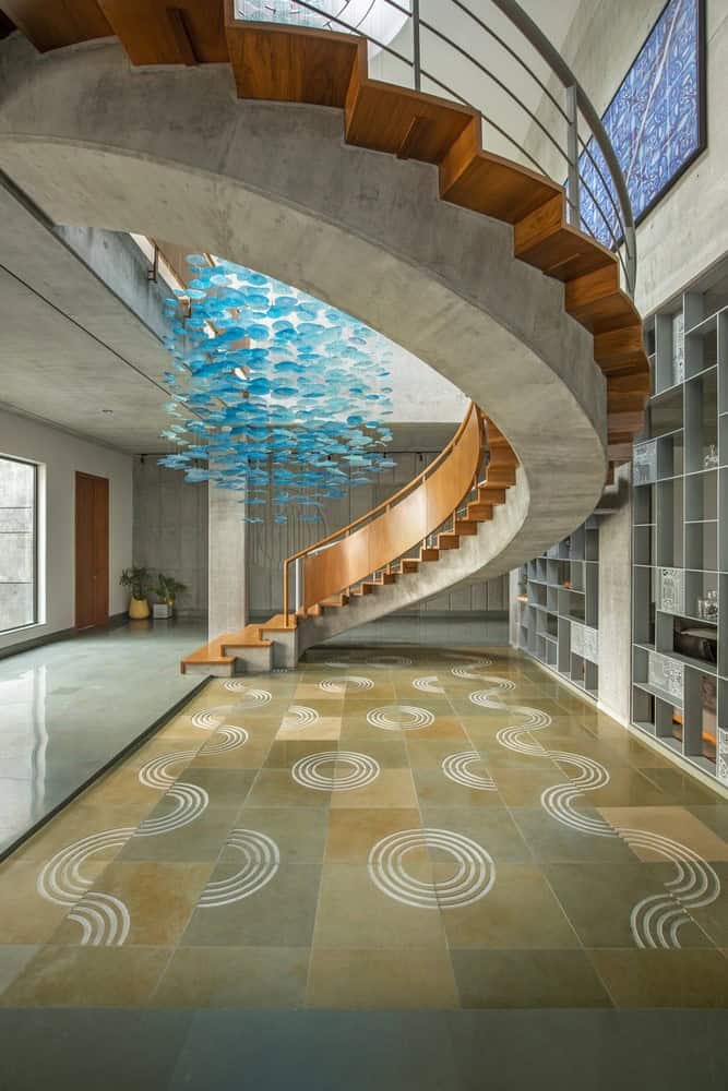 Madhuvilla - The Concrete House by K.N. Associates in Vadodara, India