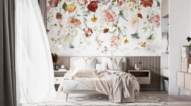 15 Floral Wallpaper Designs: Floral Artistry for a Captivating Home