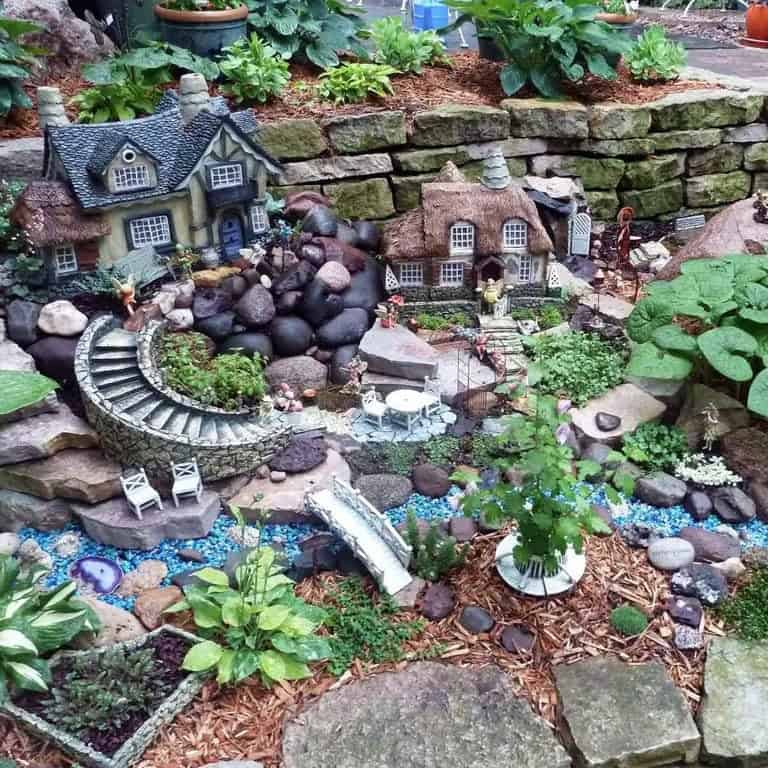 1. Retaining Wall Fairy Garden 1. Retaining Wall Fairy Garden