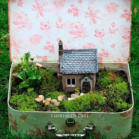 3. Upcycled Fairy Garden 3. Upcycled Fairy Garden