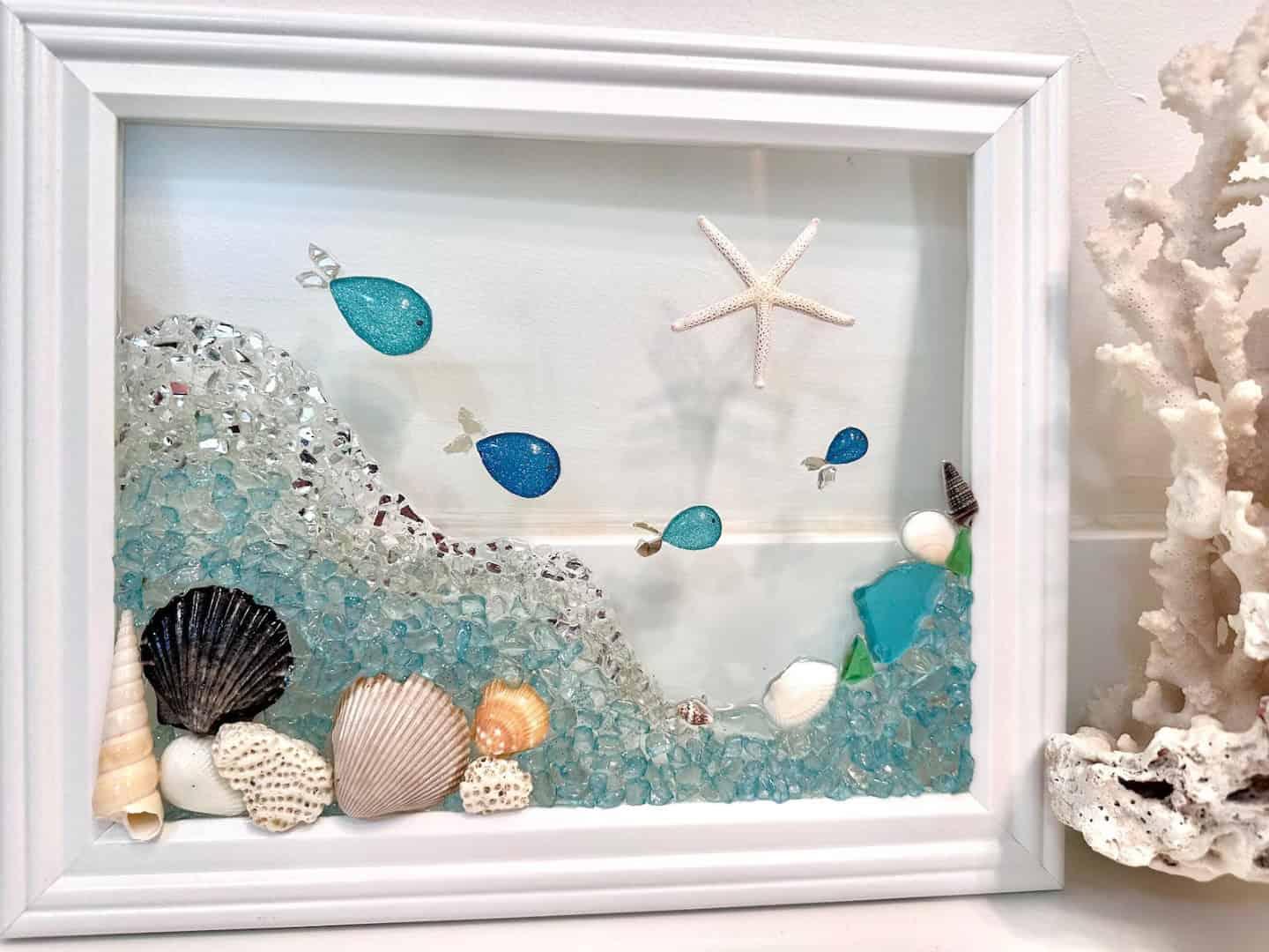 11. Sea glass art 11. Sea glass art