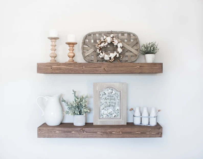 20 Sleek and Space-Saving Floating Shelves for Your Interiors